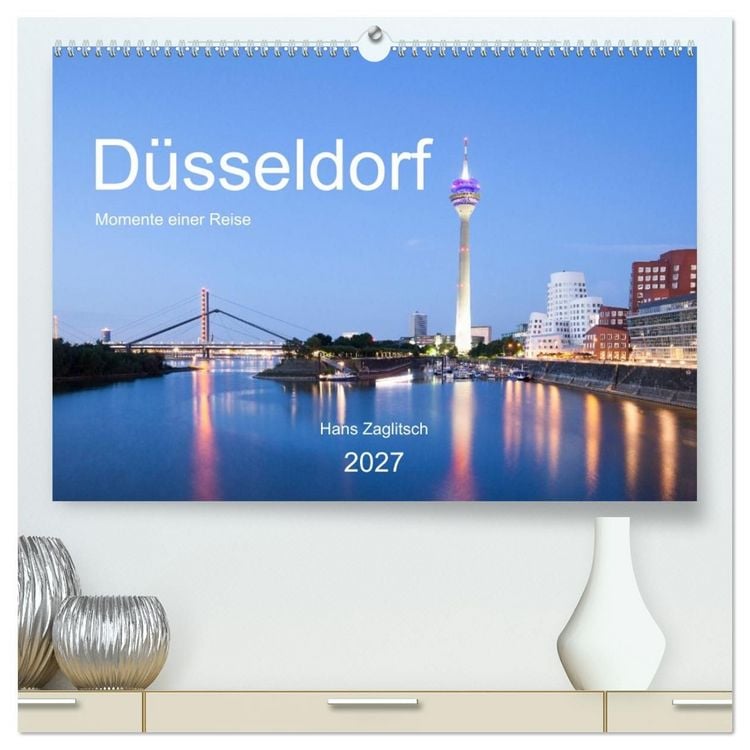 Produktbild: D&uuml;sseldorf - Momente einer Reise (hochwertiger Premium Wandkalender 2027 DIN A2 quer), Kunstdruck in Hochglanz