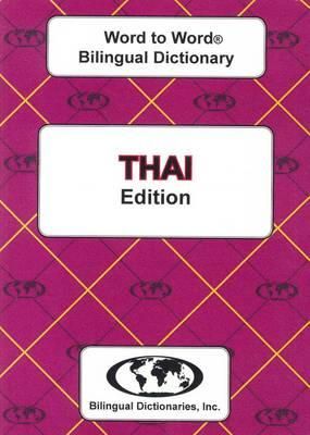 Produktbild: English-Thai & Thai-English Word-to-Word Bilingual Dictionary