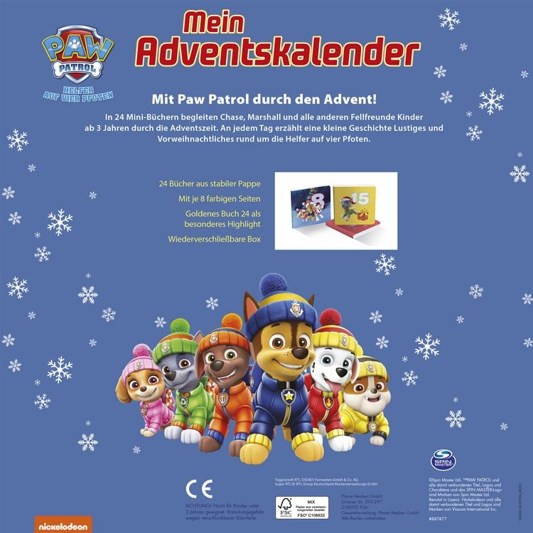 Produktbild: PAW Patrol Mein Adventskalender