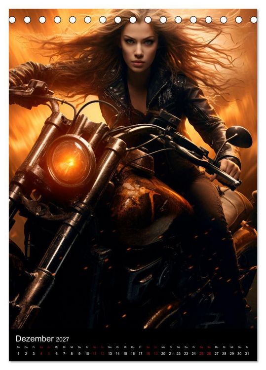 Produktbild: Riding Beauties (Tischkalender 2027 DIN A5 hoch), CALVENDO Monatskalender