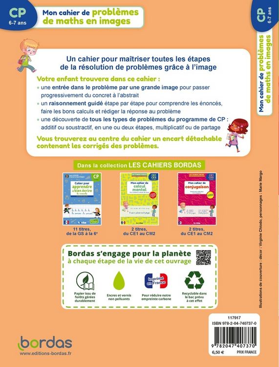 Produktbild: Mon cahier de probl&egrave;mes en images, CP