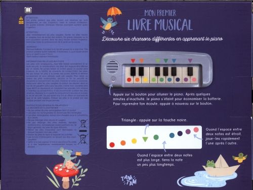 Produktbild: Mon premier livre musical : piano