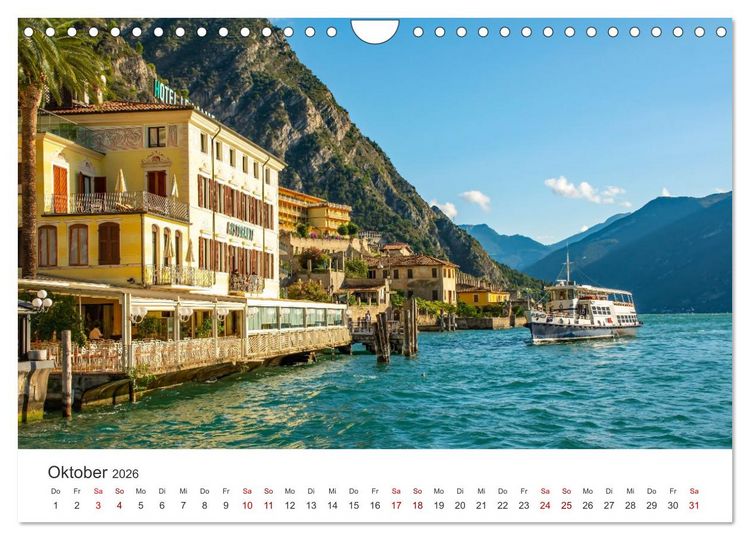 Produktbild: Limone sul Garda - Traumreiseziel (Wandkalender 2026 DIN A4 quer), CALVENDO Monatskalender