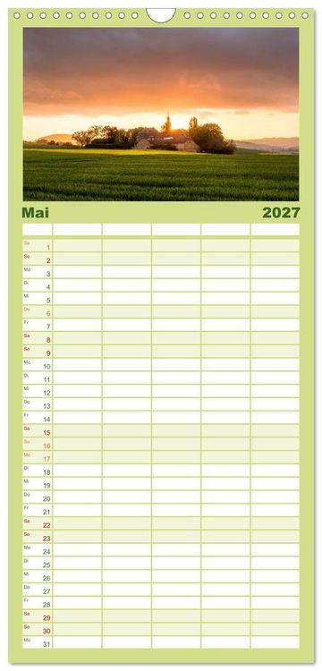 Produktbild: Familienplaner 2027 - Heimat Entdecken - Eifel mit 5 Spalten (Wandkalender, 21 x 45 cm) CALVENDO