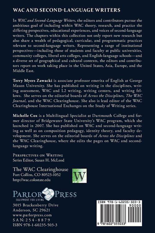 Produktbild: Wac and Second Language Writers