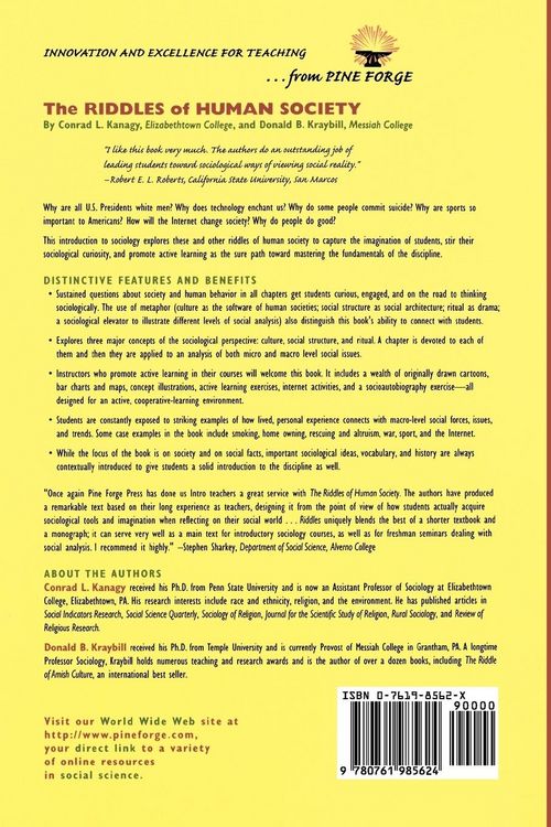 Produktbild: The Riddles of Human Society