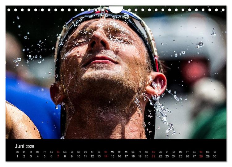 Produktbild: TRIATHLON 2026 (Wandkalender 2026 DIN A4 quer), CALVENDO Monatskalender