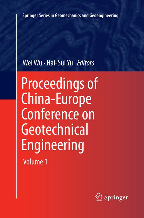 Produktbild: Proceedings of China-Europe Conference on Geotechnical Engineering