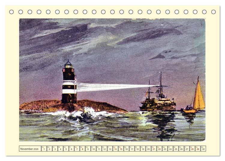 Produktbild: Gru&szlig; aus Kiel (Tischkalender 2026 DIN A5 quer), CALVENDO Monatskalender