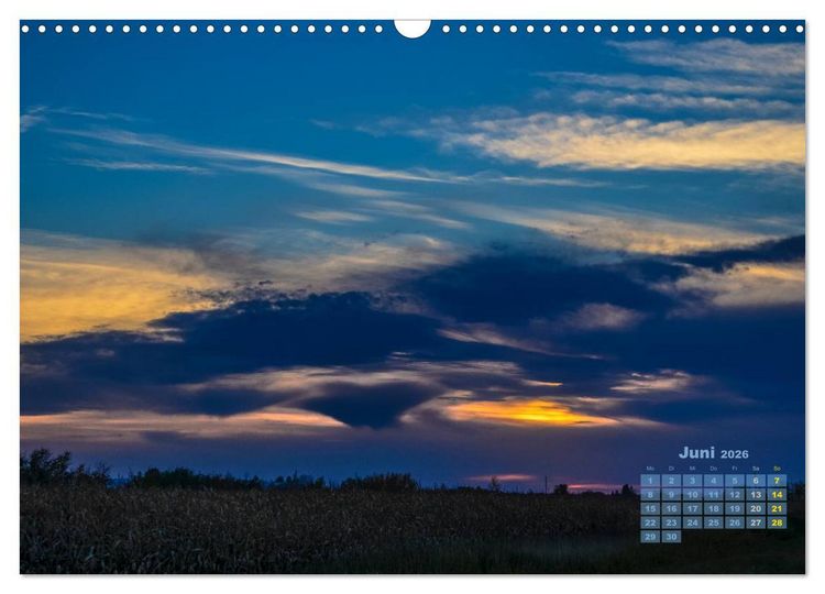 Produktbild: Manitoba 2026 Wenn die Sonne schlafen geht (Wandkalender 2026 DIN A3 quer), CALVENDO Monatskalender
