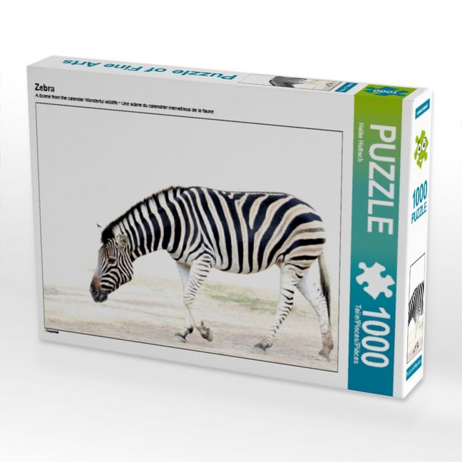 CALVENDO Puzzle 1000 Teile – Steppenzebra In Botswana, 64x48 Cm, Premium-Qualität