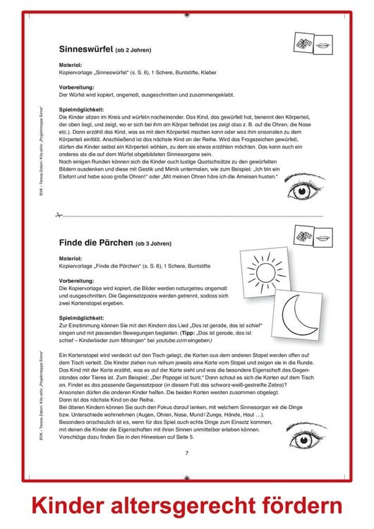Produktbild: Kita aktiv Projektmappe Sinne