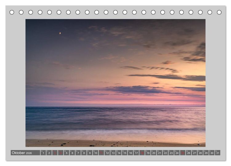 Produktbild: Zuhause am Meer (Tischkalender 2026 DIN A5 quer), CALVENDO Monatskalender