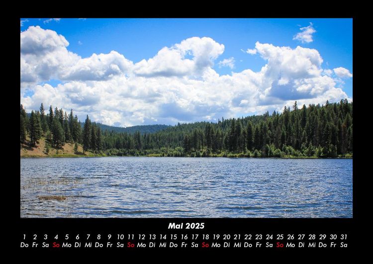 Produktbild: Die Seen der Erde 2025 Fotokalender DIN A3