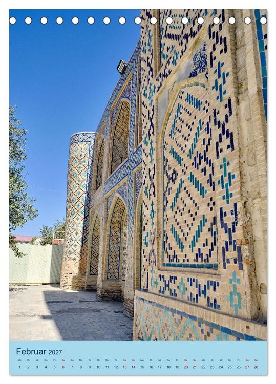 Produktbild: Usbekistan - Historische Architektur (Tischkalender 2027 DIN A5 hoch), CALVENDO Monatskalender