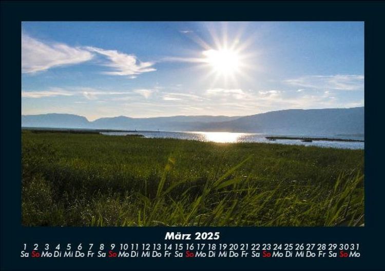 Produktbild: Landschaftskalender 2025 Fotokalender DIN A5
