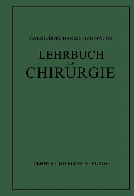 Produktbild: Lehrbuch der Chirurgie