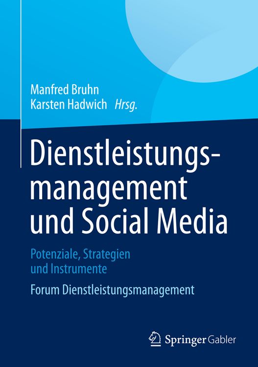 Produktbild: Dienstleistungsmanagement und Social Media