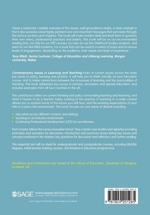 Produktbild: Contemporary Issues in Learning and Teaching