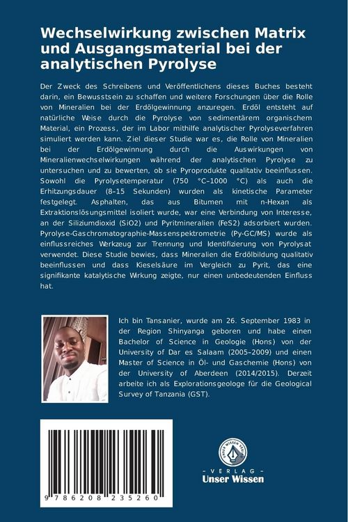 Produktbild: Wechselwirkung zwischen Matrix und Ausgangsmaterial bei der analytischen Pyrolyse
