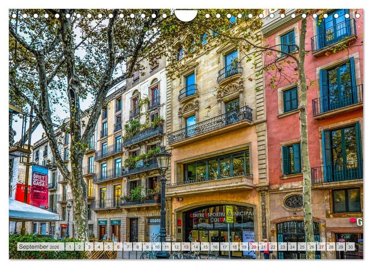 Produktbild: BARCELONA - Metropole am Mittelmeer (Wandkalender 2026 DIN A4 quer), CALVENDO Monatskalender