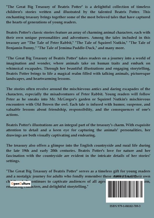 Produktbild: The Great Big Treasury of Beatrix Potter