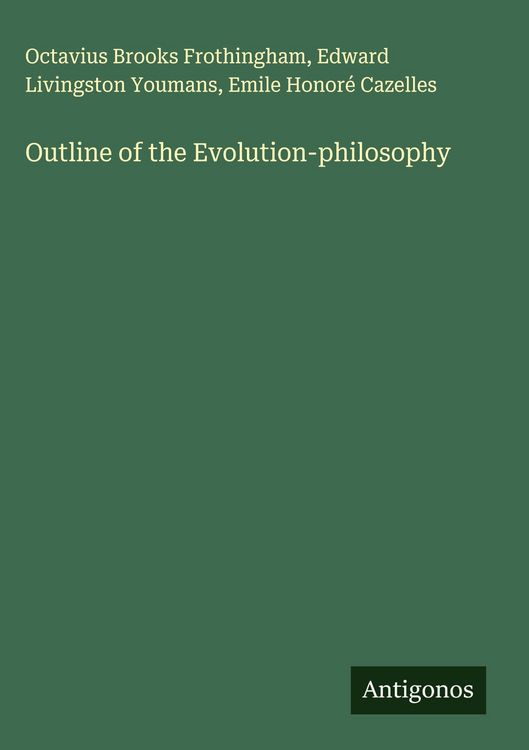 Produktbild: Outline of the Evolution-philosophy