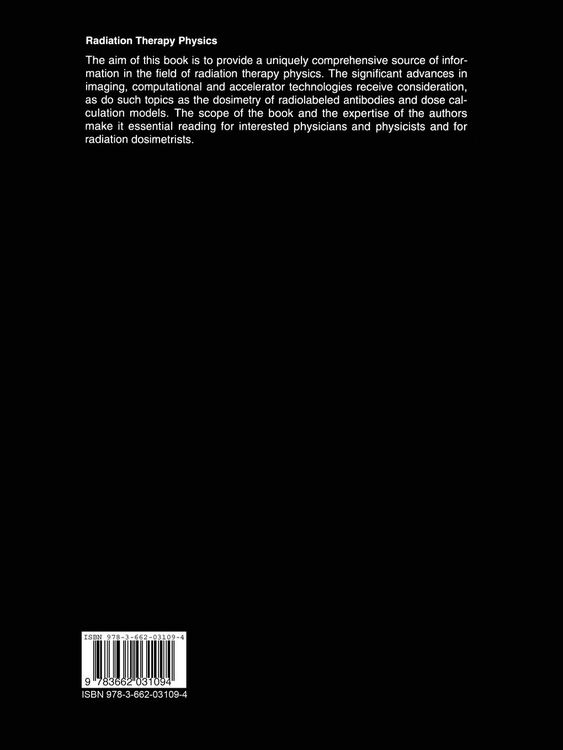 Produktbild: Radiation Therapy Physics