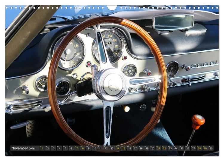 Produktbild: Mercedes SL Classics (Wandkalender 2026 DIN A3 quer), CALVENDO Monatskalender