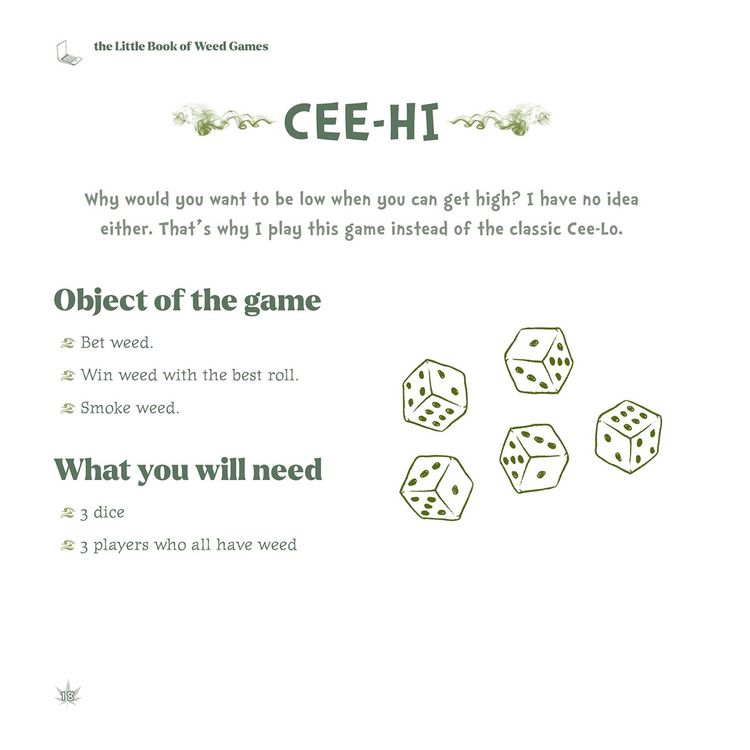 Produktbild: The Little Book of Weed Games