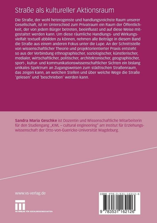 Produktbild: Stra&szlig;e als kultureller Aktionsraum