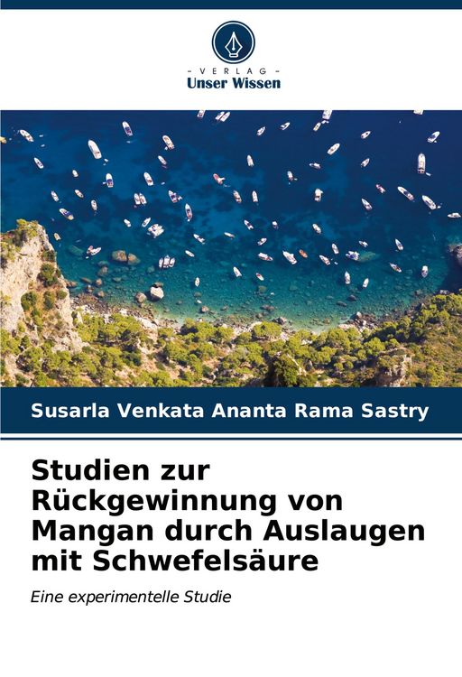 Produktbild: Studien zur R&uuml;ckgewinnung von Mangan durch Auslaugen mit Schwefels&auml;ure