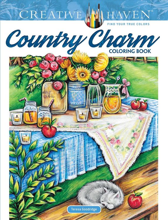 Produktbild: Creative Haven Country Charm Coloring Book