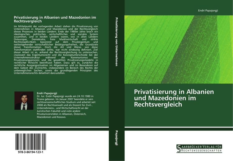 Produktbild: Privatisierung in Albanien und Mazedonien im Rechtsvergleich