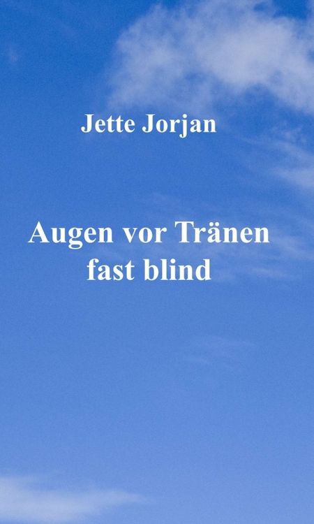 Produktbild: Augen vor Tr&auml;nen fast blind