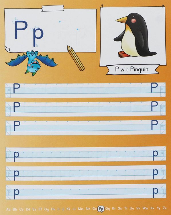 Produktbild: Erstes Schreiben mit Spurrillen. Buchstaben