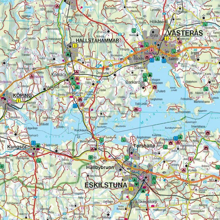 Produktbild: freytag & berndt Stra&szlig;enkarte Schweden S&uuml;dost 1:250.000