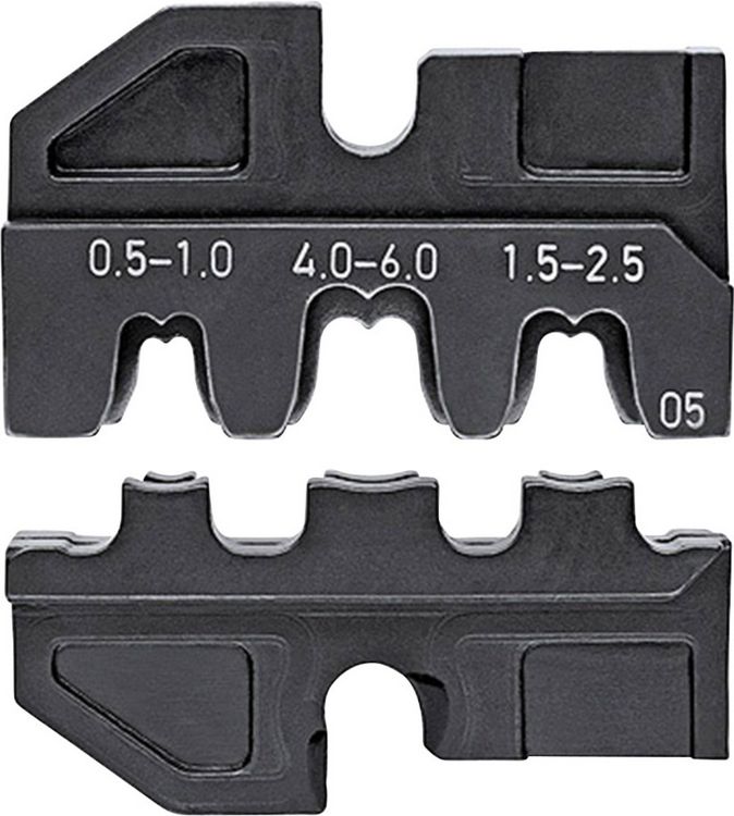 Produktbild: Knipex 97 49 05 Crimpeinsatz Unisolierte, offene Steckverbinder geeignet f&uuml;r Steckerbreite 2.8/6.3mm 0.5 bis 6mm&sup2; Passend f&uuml;r