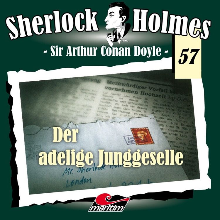 Produktbild: Sherlock Holmes - Der adelige Junggeselle, 1 Audio-CD