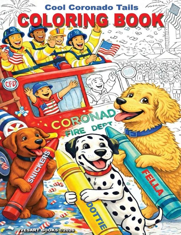 Produktbild: Cool Coronado Tails Coloring Book