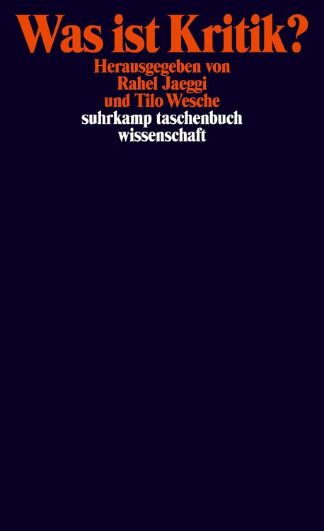 Produktbild: Was ist Kritik?