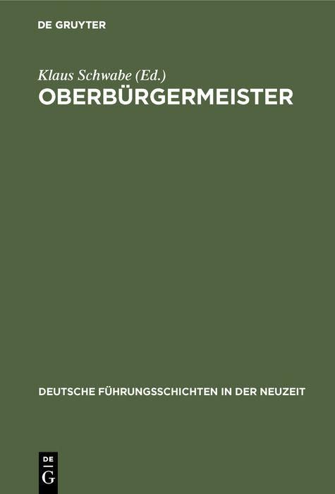 Produktbild: Oberb&uuml;rgermeister