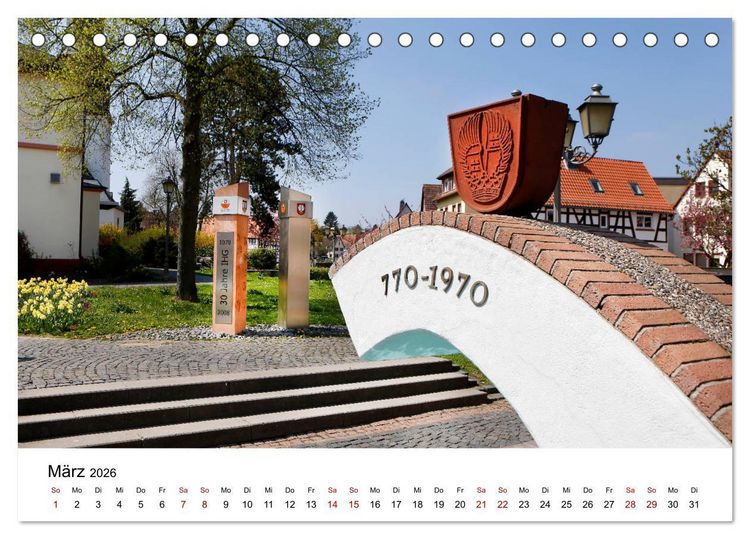 Produktbild: Eschborn vom Taxifahrer Petrus Bodenstaff (Tischkalender 2026 DIN A5 quer), CALVENDO Monatskalender