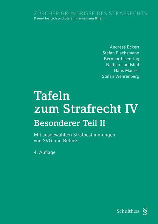 Bild vom Artikel Tafeln zum Strafrecht IV (PrintPlu§) vom Autor Andreas Eckert