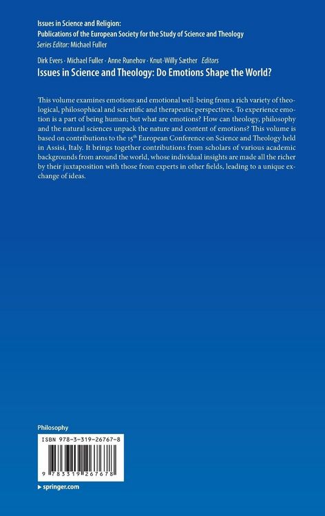Produktbild: Issues in Science and Theology: Do Emotions Shape the World?