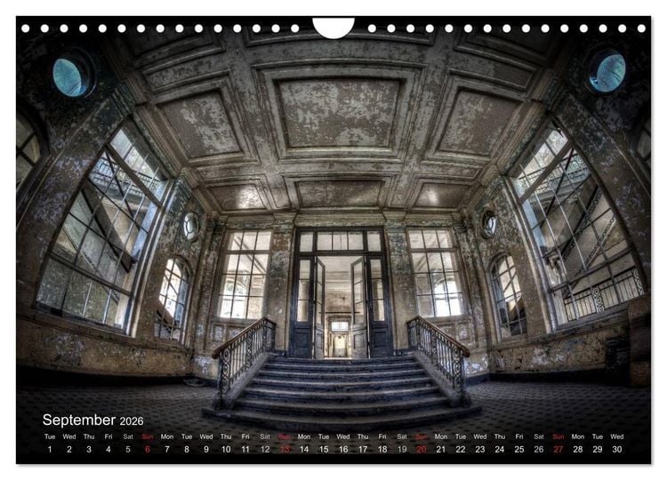 Produktbild: Lost Places HDR Beelitz II (Wall Calendar 2026 DIN A4 landscape), CALVENDO 12 Month Wall Calendar