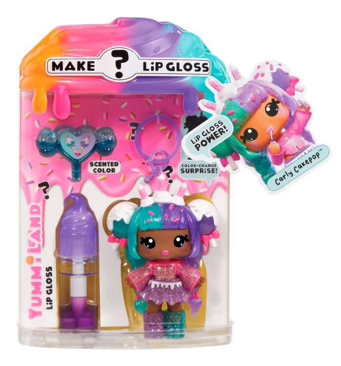 Produktbild: Yummiland Lip Gloss Doll- Mystery Color Change - Carly Cakepop