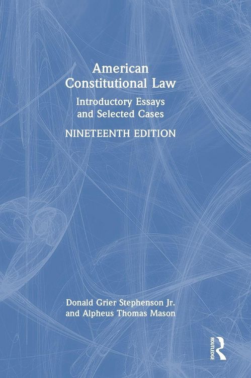 Produktbild: American Constitutional Law