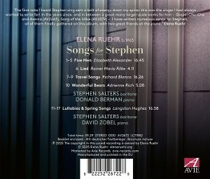 Produktbild: Ruehr: Songs for Stephen