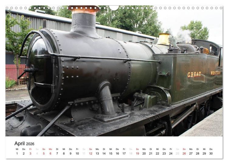 Produktbild: Nostalgische Eisenbahnen Englands (Wandkalender 2026 DIN A3 quer), CALVENDO Monatskalender